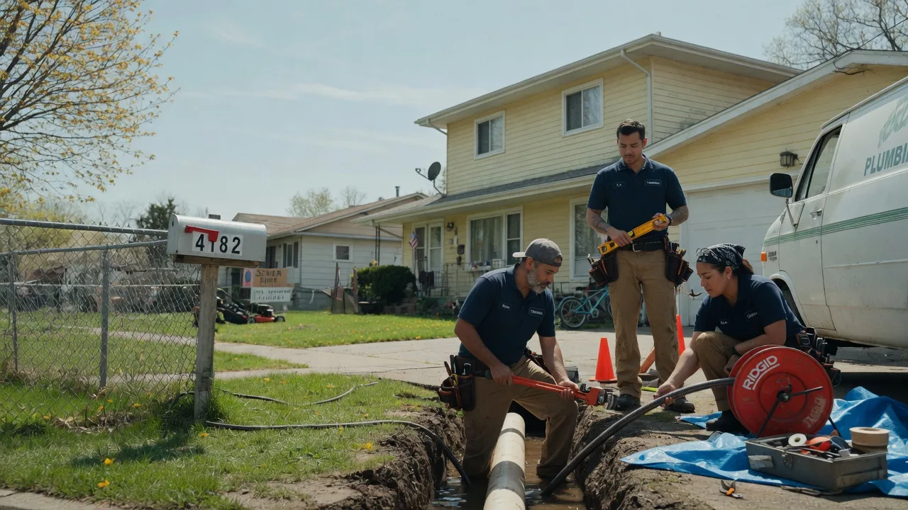 Gas Line Repair in Claremont, IL near me